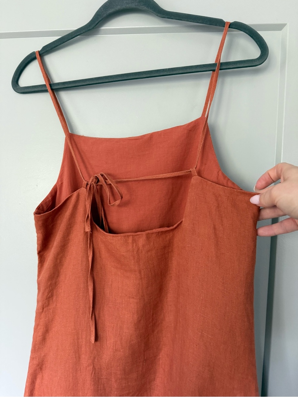 Rails Linen Dress Rust - Picture 5 of 15